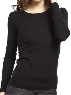 Shirt Langarm - Wolle & Seide