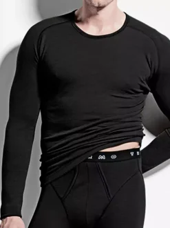 Shirt langarm Rundhals - Thermo