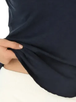 Slub V-Shirt Langarm - Jasmin