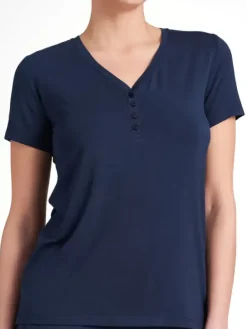 T-Shirt Knopfleiste - Mix & Relax