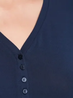 T-Shirt Knopfleiste - Mix & Relax