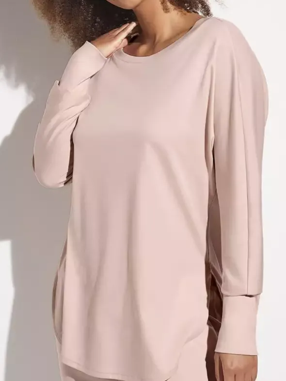 T-Shirt Langarm - Supreme Green Cotton