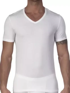 V-Shirt Kurzarm - Elastic Cotton