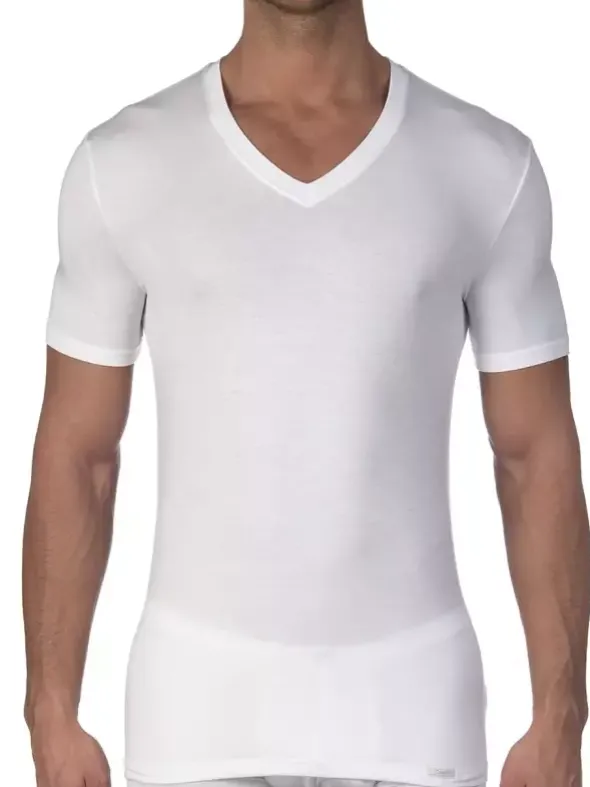 V-Shirt Kurzarm - Micromodal