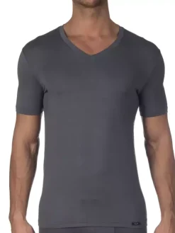 V-Shirt Kurzarm - Micromodal