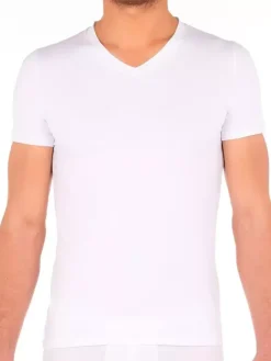 V-Shirt Kurzarm - Tencel soft