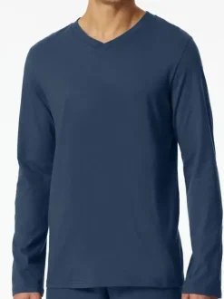 V-Shirt Langarm - Mix + Relax