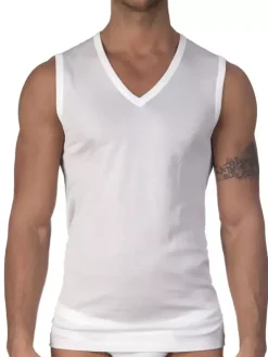 V-Shirt ohne Arm - Filo Scozia