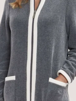 Zipper-Morgenmantel - High Class